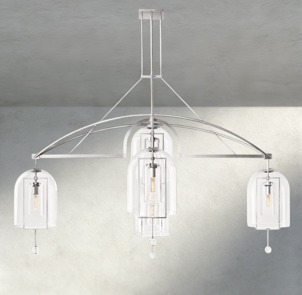 Falcin Grand Linear Chandelier 61", 73", 85" - Zelno Lighting
