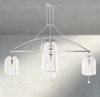 Falcin Grand Linear Chandelier 61", 73", 85" - Zelno Lighting