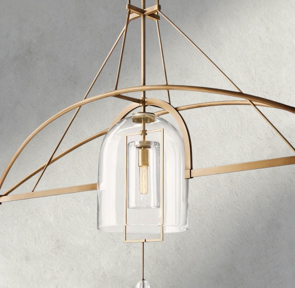 Falcin Grand Linear Chandelier 61", 73", 85" - Zelno Lighting
