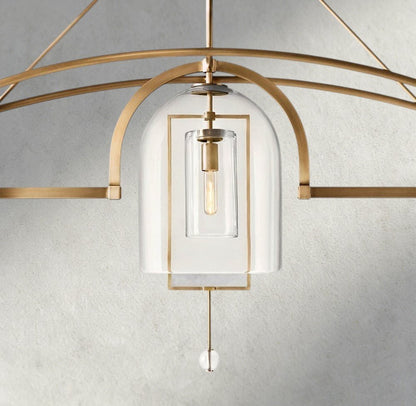 Falcin Grand Linear Chandelier 61", 73", 85" - Zelno Lighting