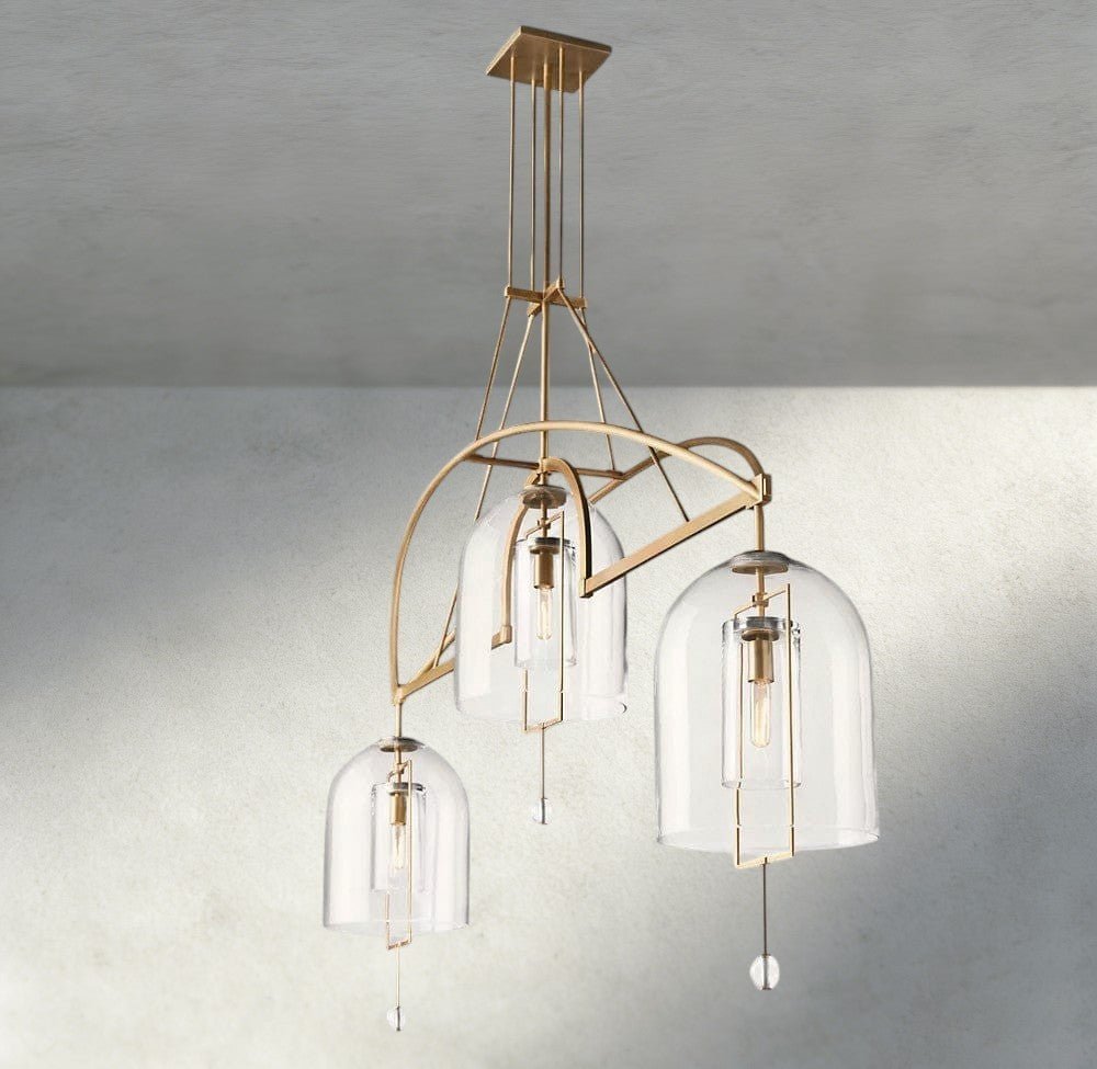 Falcin Grand Linear Chandelier 61", 73", 85" - Zelno Lighting