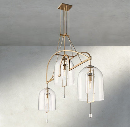 Falcin Grand Linear Chandelier 61", 73", 85" - Zelno Lighting