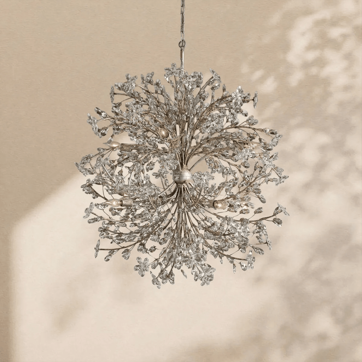 Fiore 8 - Light Round Chandelier 35" - Zelno Lighting
