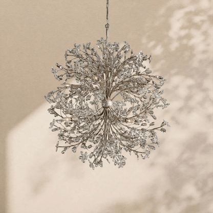 Fiore 8 - Light Round Chandelier 35" - Zelno Lighting
