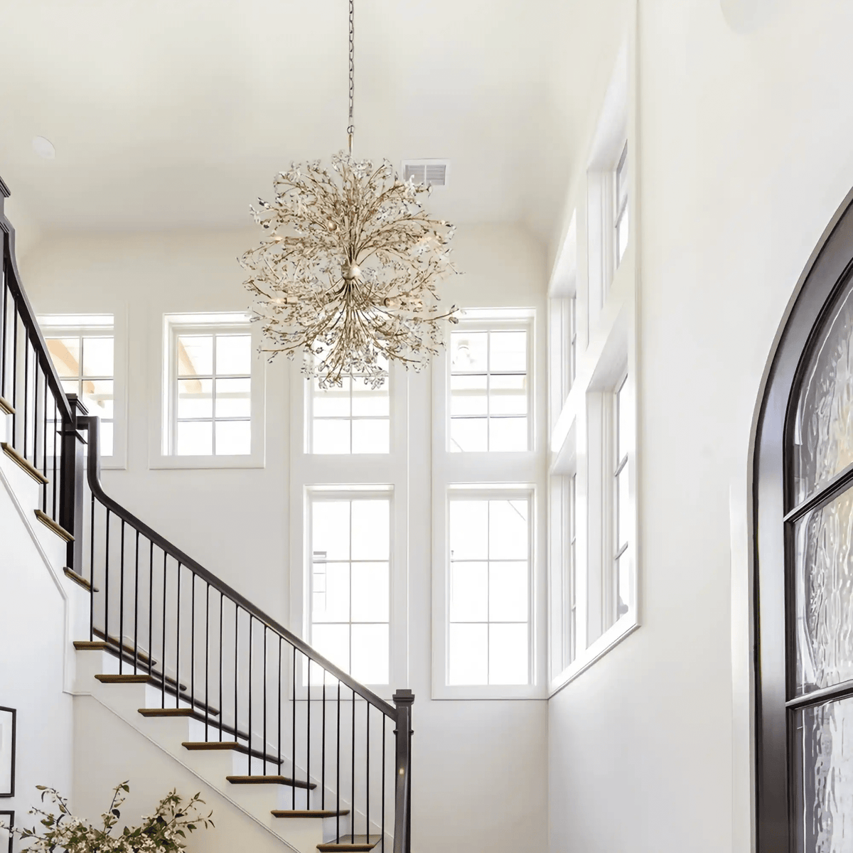 Fiore 8 - Light Round Chandelier 35" - Zelno Lighting