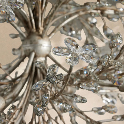 Fiore 8 - Light Round Chandelier 35" - Zelno Lighting