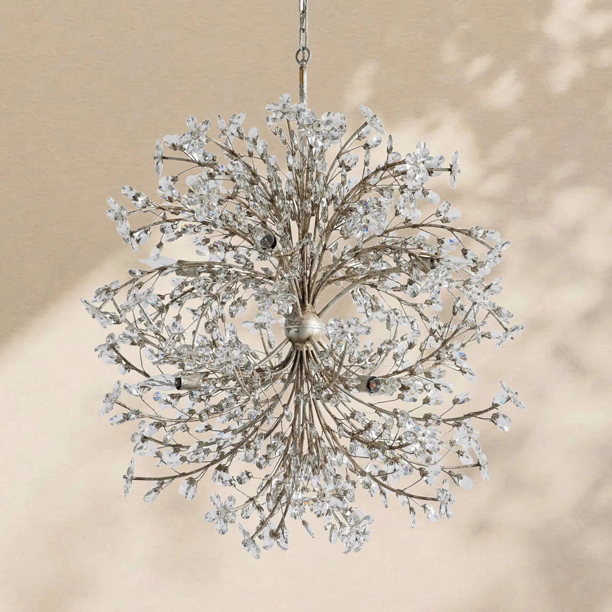 Fiore 8 - Light Round Chandelier 35" - Zelno Lighting