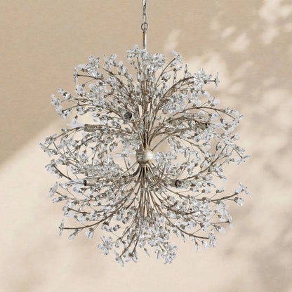 Fiore 8 - Light Round Chandelier 35" - Zelno Lighting