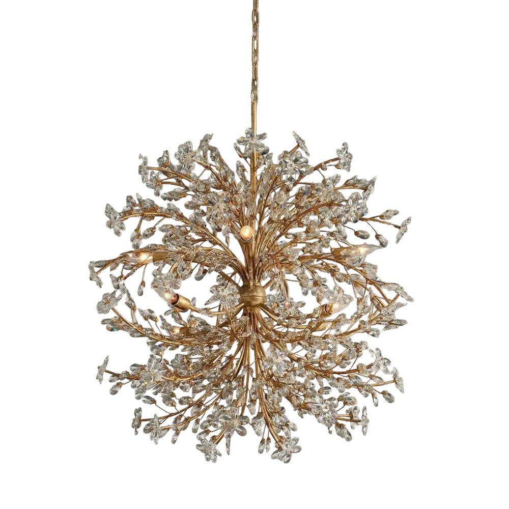 Fiore 8 - Light Round Chandelier 35" - Zelno Lighting