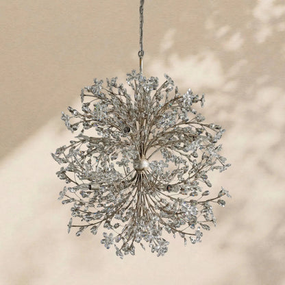 Fiore 8 - Light Round Chandelier 35" - Zelno Lighting