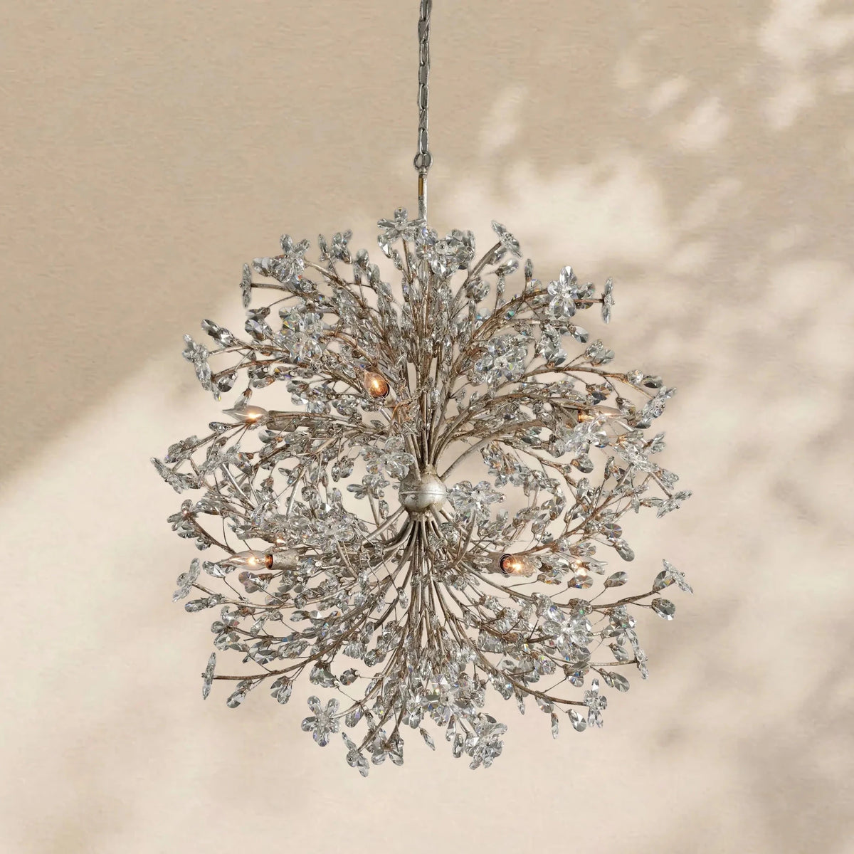 Fiore 8 - Light Round Chandelier 35" - Zelno Lighting