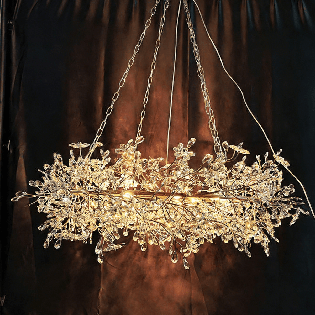 Fiore Crown Chandelier - Zelno Lighting