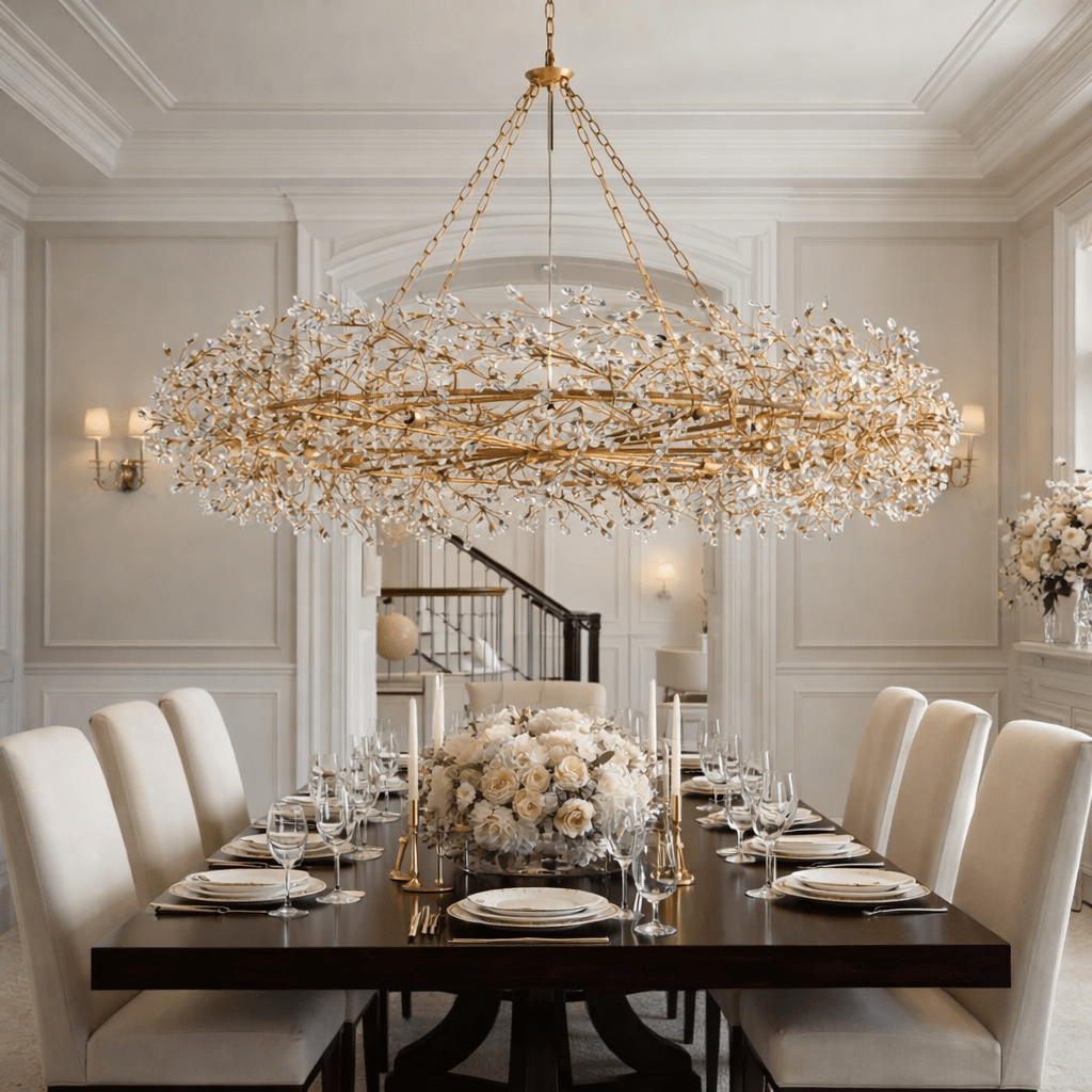 Fiore Crown Chandelier - Zelno Lighting