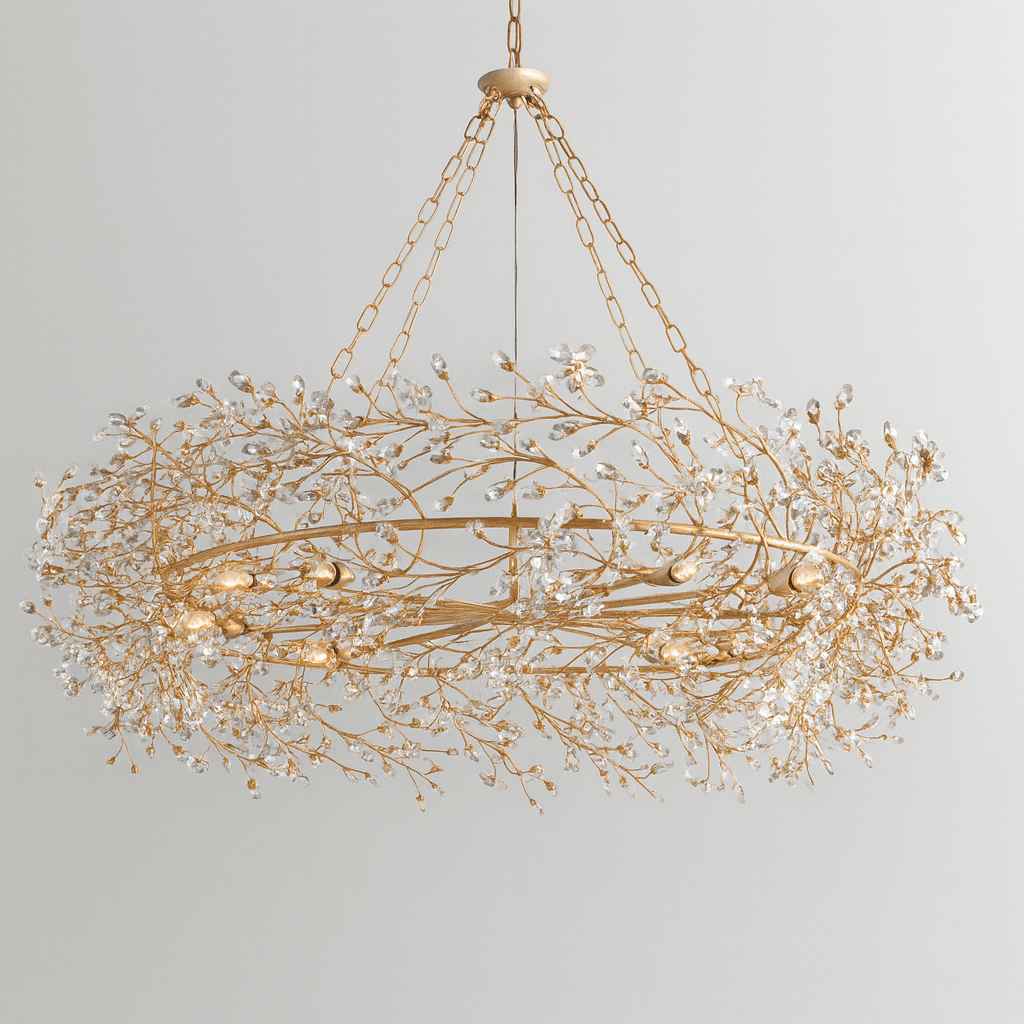 Fiore Crown Chandelier - Zelno Lighting