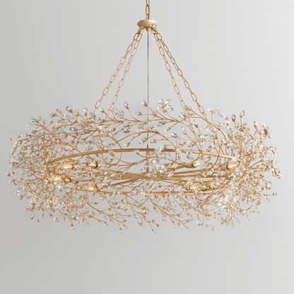Fiore Crown Chandelier - Zelno Lighting