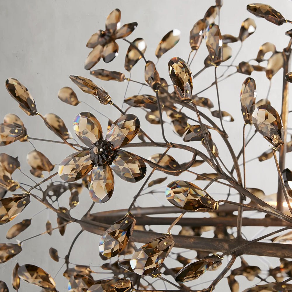 Fiore Oval Chandelier 62'' 74'' - Zelno Lighting