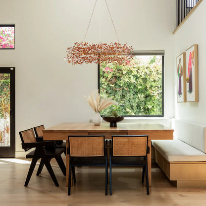 Fiore Oval Chandelier 62'' 74'' - Zelno Lighting