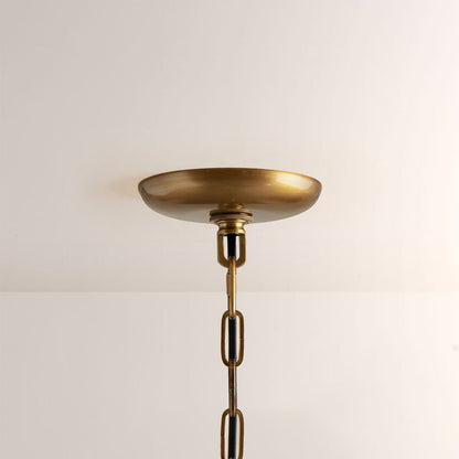 Ghiaccia Glass Round Chandelier - Zelno Lighting