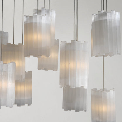 Giana Rectangular Chandelier - Zelno Lighting