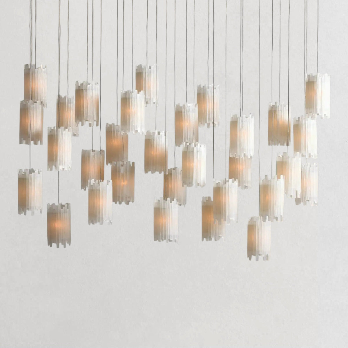 Giana Rectangular Chandelier - Zelno Lighting