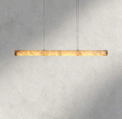 Halima Linear Alabaster Chandelier - Zelno Lighting