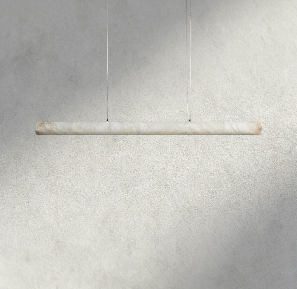Halima Linear Alabaster Chandelier - Zelno Lighting