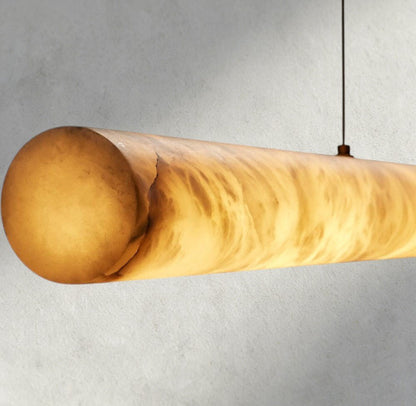 Halima Linear Alabaster Chandelier - Zelno Lighting