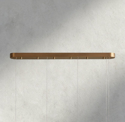 Halima Linear Alabaster Chandelier - Zelno Lighting