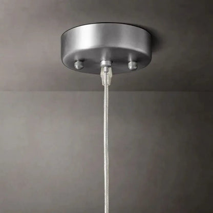 Halo Clear Crystal Pendant 12"H - Zelno Lighting