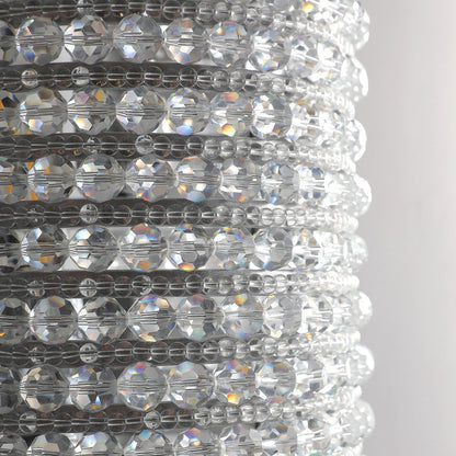 Halo Modern Clear Crystal Wall Sconce 21"H - Zelno Lighting