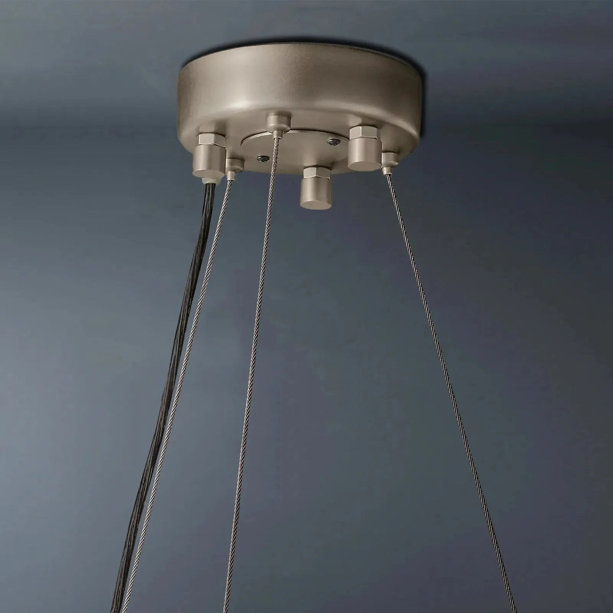 Halo Modern Somke Round Chandelier D41" - Zelno Lighting