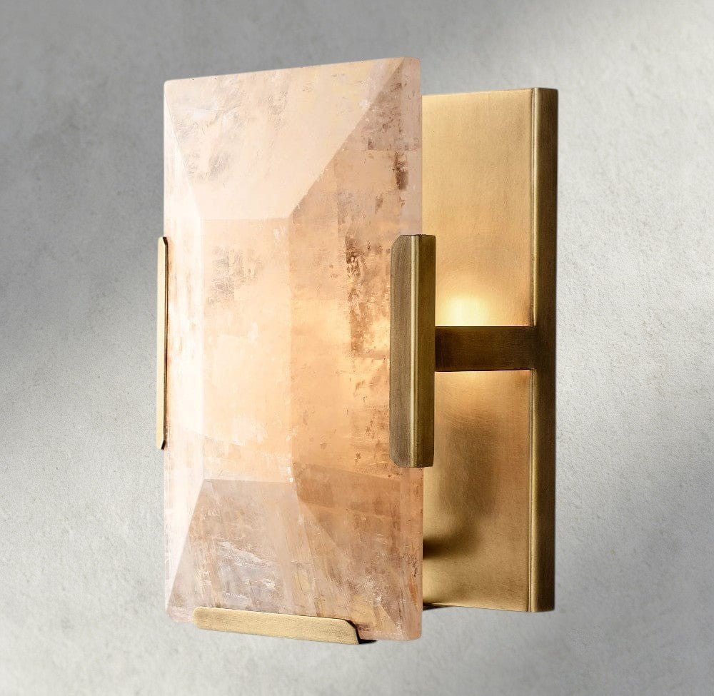 Hartley Calcite Sconce - Zelno Lighting