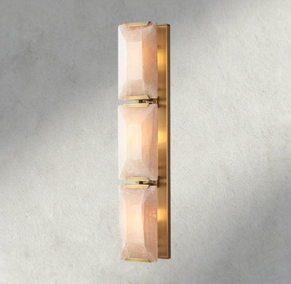 Hartley Calcite Triple Sconce - Zelno Lighting