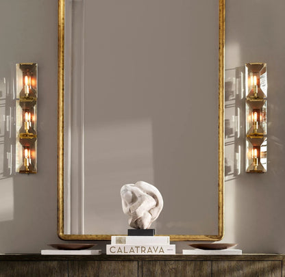 Hartley Crystal Triple Sconce - Zelno Lighting