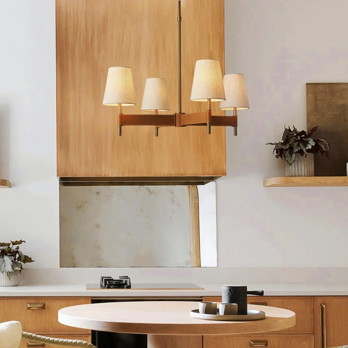 Hastings 4 - Light Cross Chandelier - Zelno Lighting