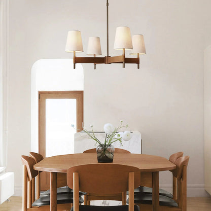 Hastings 4 - Light Cross Chandelier - Zelno Lighting
