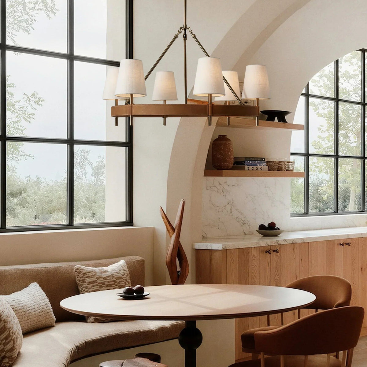 Hastings Round Chandelier - Zelno Lighting