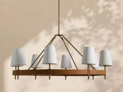 Hastings Round Chandelier - Zelno Lighting