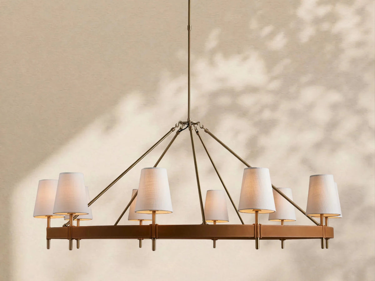 Hastings Round Chandelier - Zelno Lighting