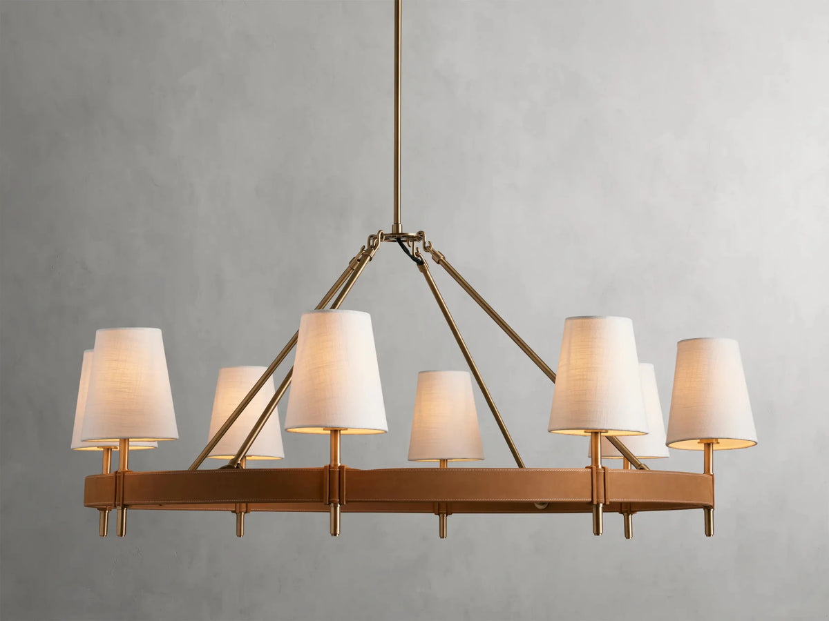 Hastings Round Chandelier - Zelno Lighting