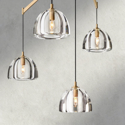 Hemisphere Linear Chandelier 54", 72" - Zelno Lighting