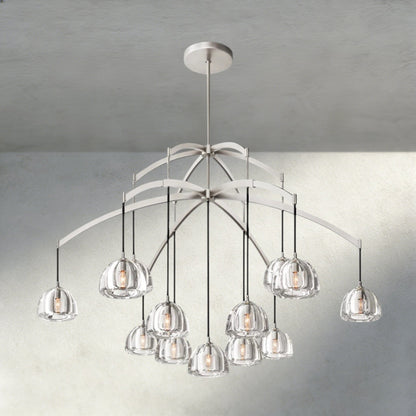 Hemisphere Round Chandelier 36", 48", 60" - Zelno Lighting