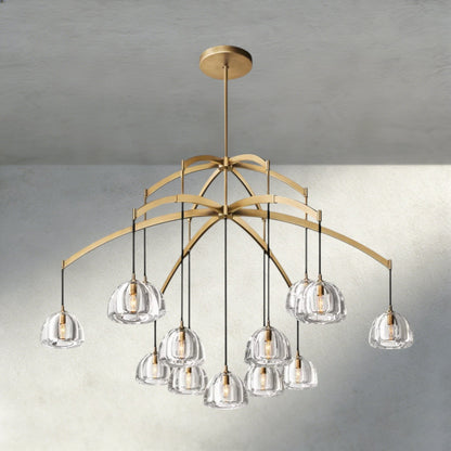 Hemisphere Round Chandelier 36", 48", 60" - Zelno Lighting