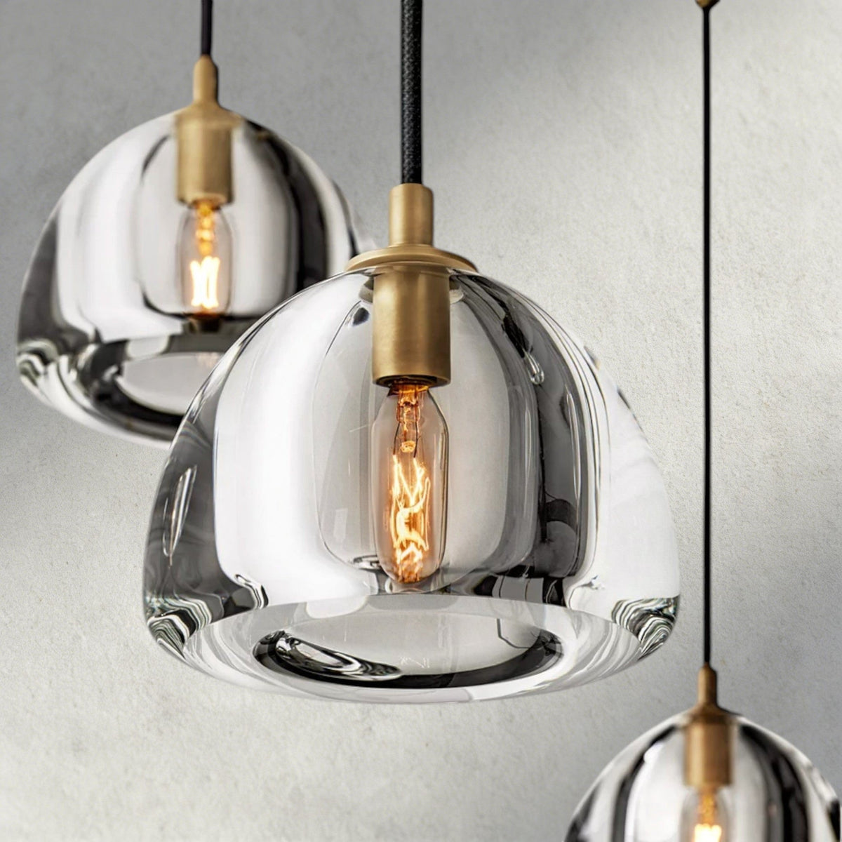 Hemisphere Round Chandelier 36", 48", 60" - Zelno Lighting