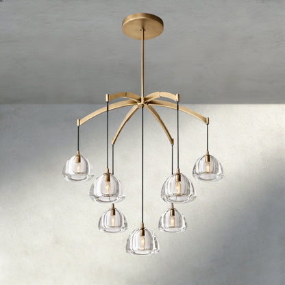 Hemisphere Round Chandelier 36", 48", 60" - Zelno Lighting