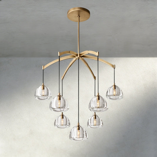 Hemisphere Round Chandelier 36", 48", 60" - Zelno Lighting