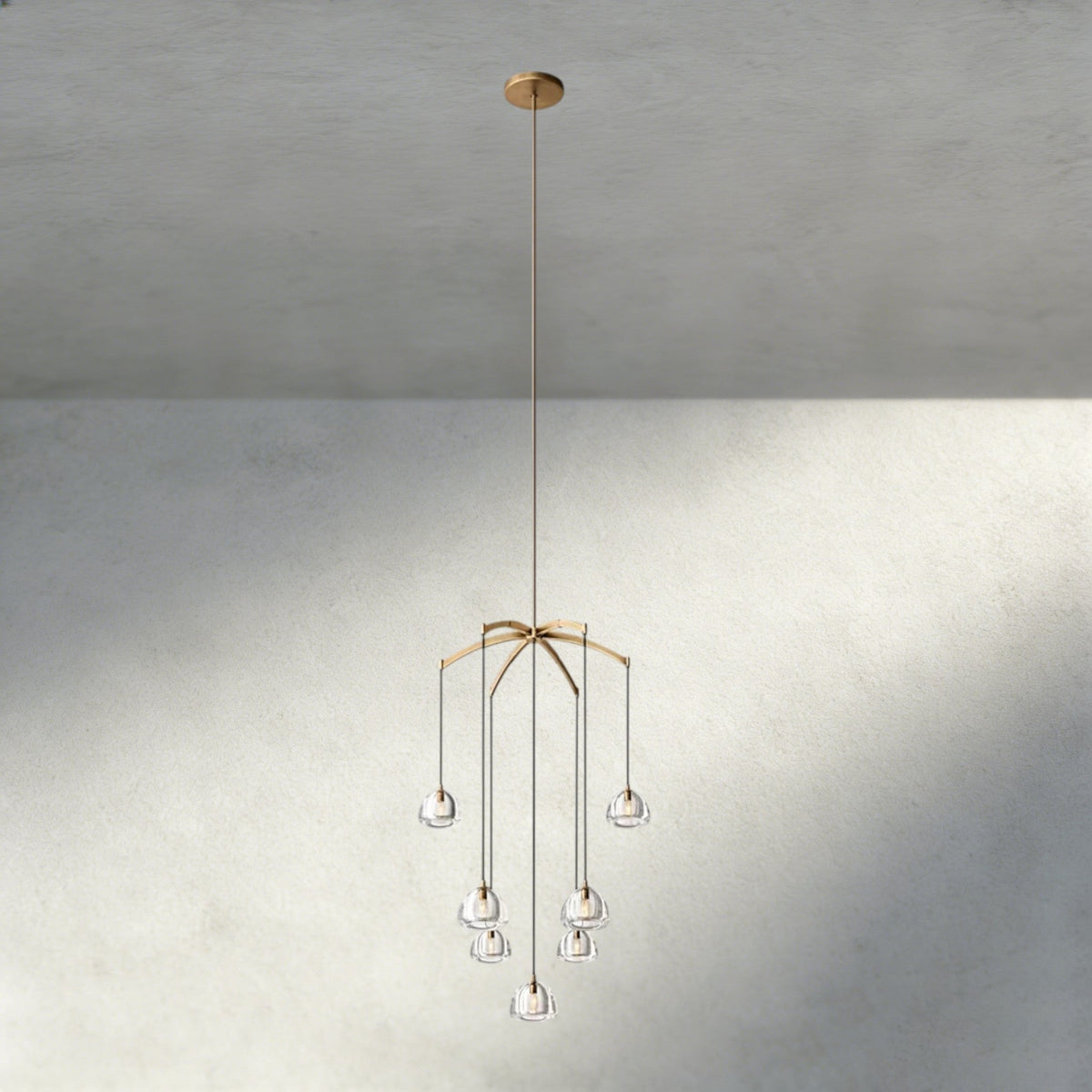 Hemisphere Round Chandelier 36", 48", 60" - Zelno Lighting