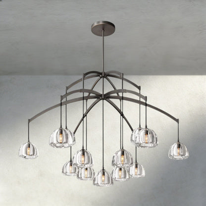 Hemisphere Round Chandelier 36", 48", 60" - Zelno Lighting