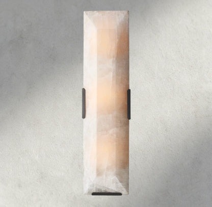 Herlow Calcite Linear Sconce - Zelno Lighting