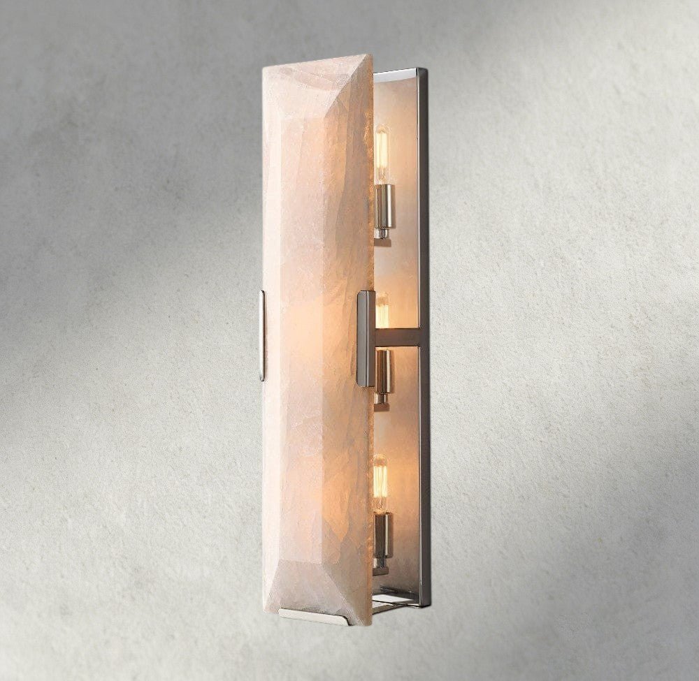 Herlow Calcite Linear Sconce - Zelno Lighting